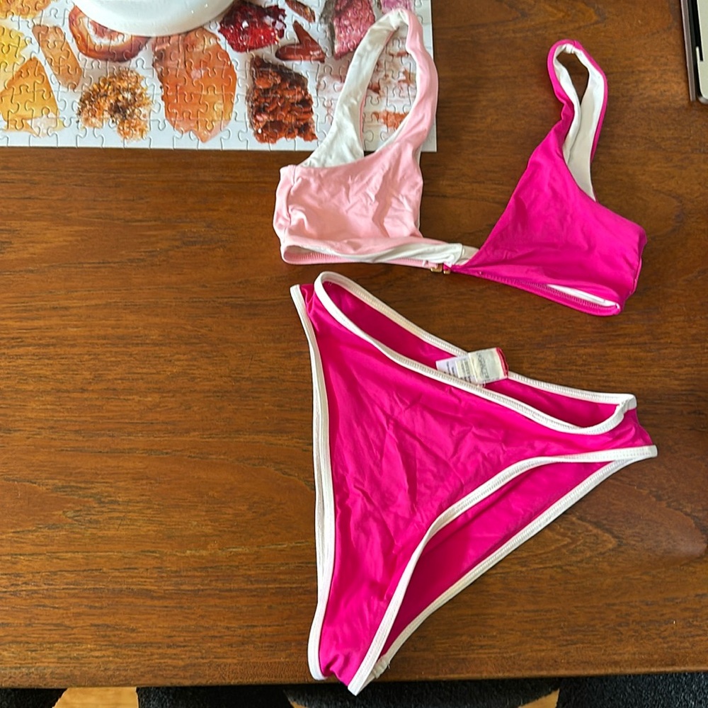l*space two tone pink bitsy cut bikini 👙💖